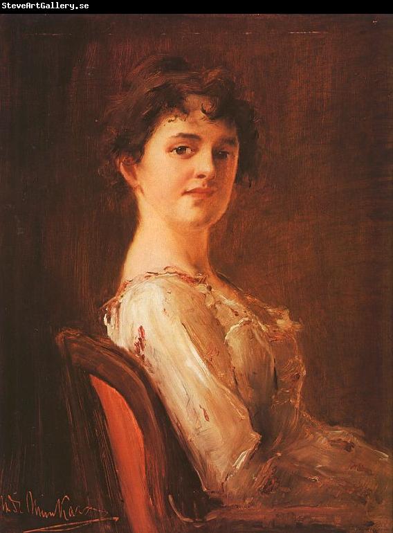 Mihaly Munkacsy Portrait of a Woman